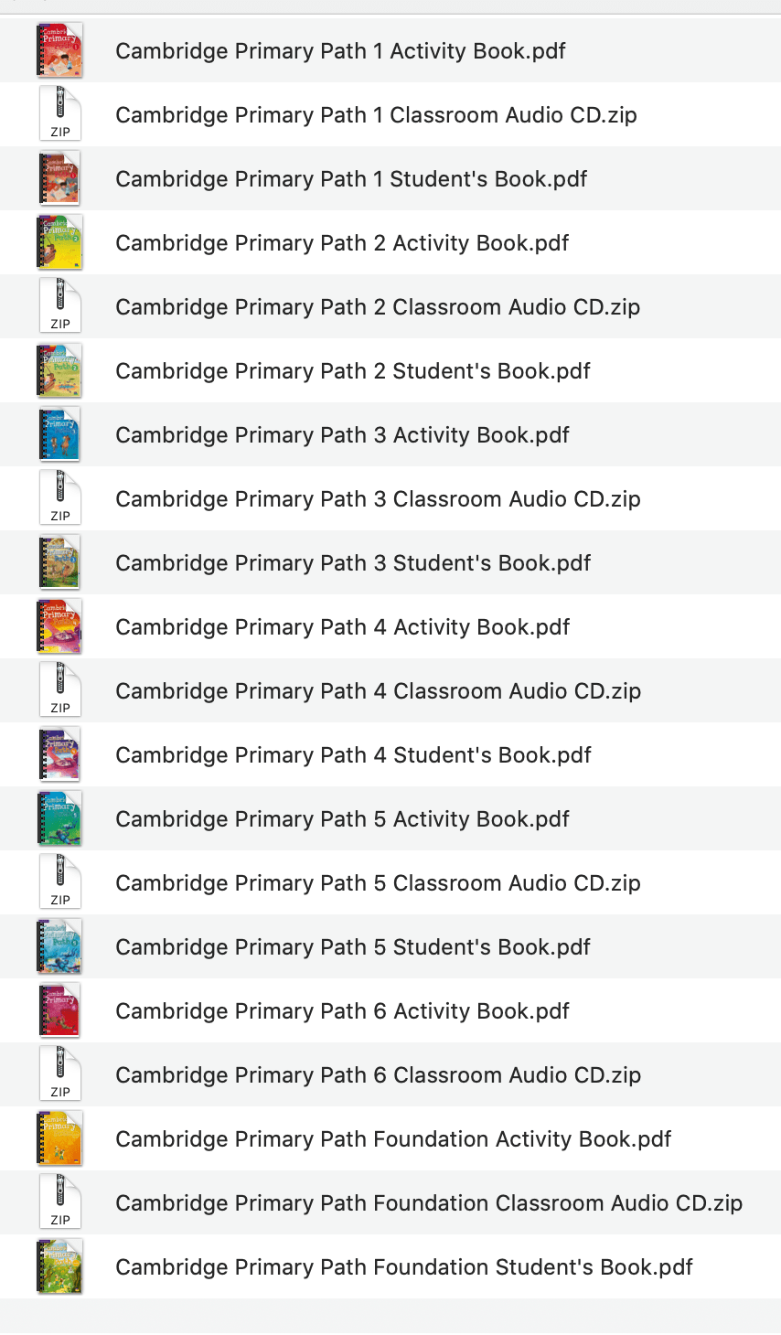 Download Cambridge Primary Path