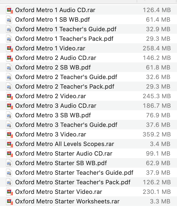 Download Ebook Oxford Metro Starter