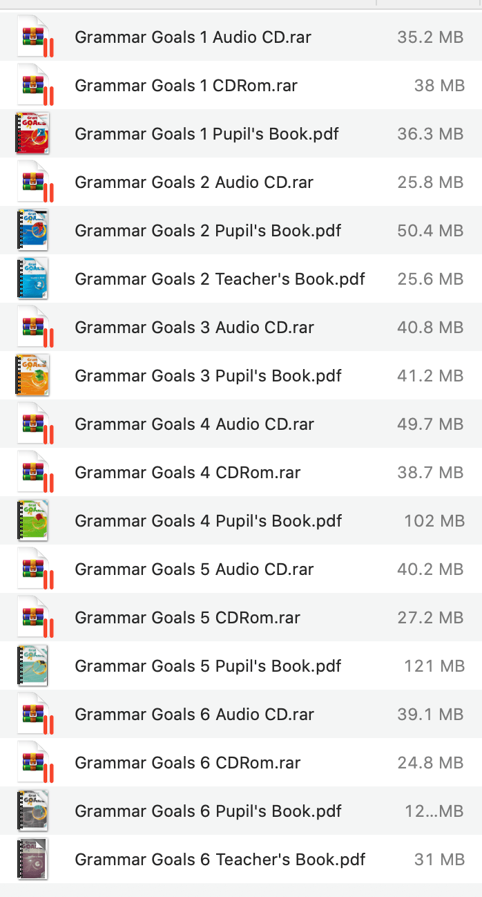 Download ebook Grammar Goals 123456 Pdf Audio CDRom