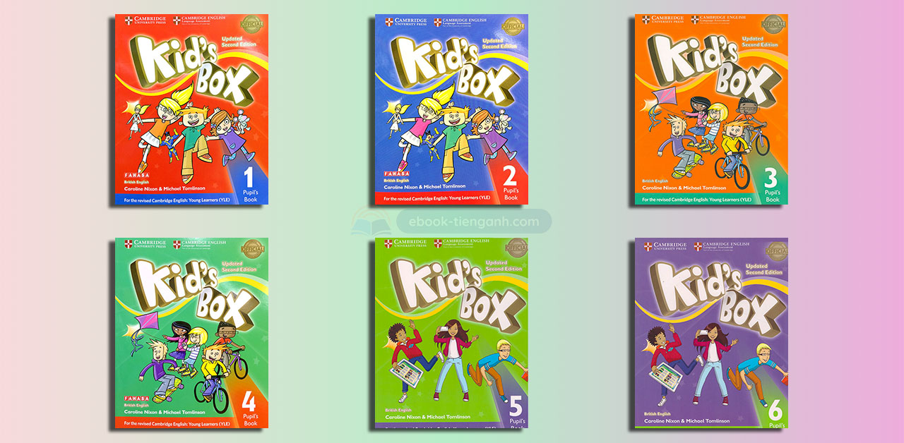 Download Cambridge Kid's Box Updated Second Edition (6 Levels) 2017 pdf audio video