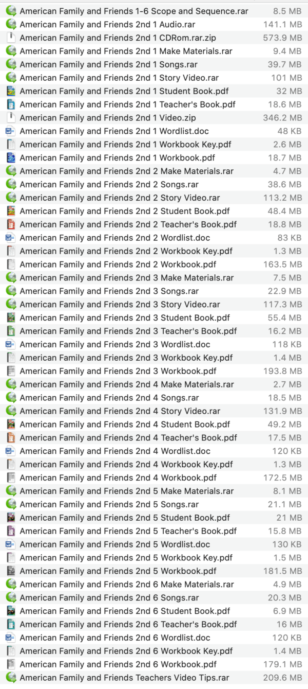 Family and Friends 2nd Edition (American & British)