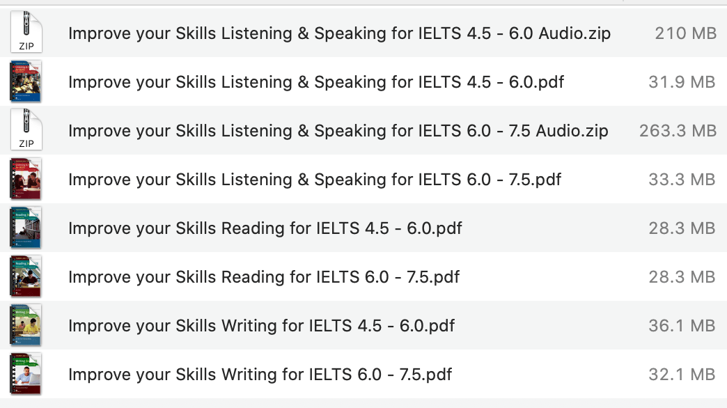 Improve your Skills for IELTS