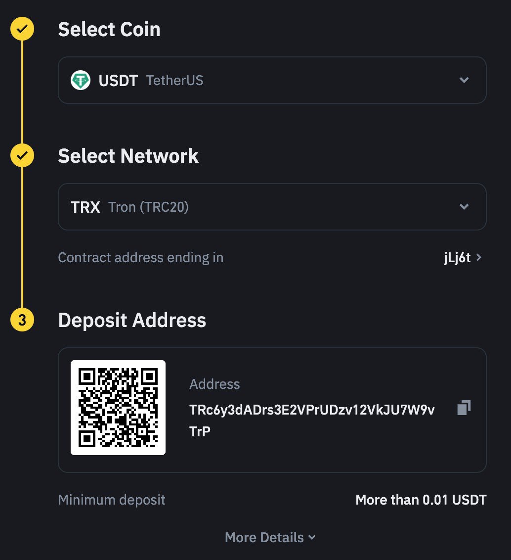 The wallet address