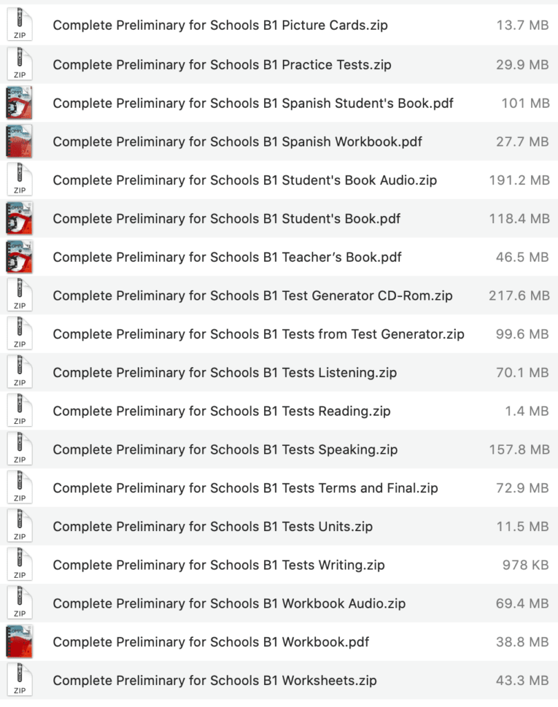 Complete Preliminary for Schools B1 Pdf Presentation Plus